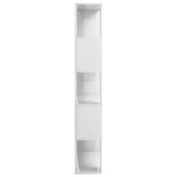 Berkfield Home Classic Book Cabinet/Room Divider High Gloss White 80x24x159 cm Wood - Size: 80 x 24 x 159 cm - thumbnail 6