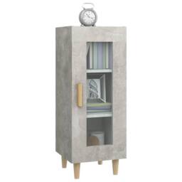 Berkfield Home Sideboard Concrete Grey 34.5x34x90 cm Engineered Wood - thumbnail 4