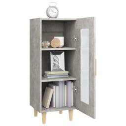 Berkfield Home Sideboard Concrete Grey 34.5x34x90 cm Engineered Wood - thumbnail 5