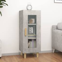 Berkfield Home Sideboard Concrete Grey 34.5x34x90 cm Engineered Wood - thumbnail 2