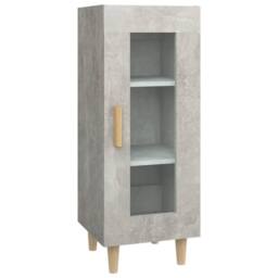 Berkfield Home Sideboard Concrete Grey 34.5x34x90 cm Engineered Wood - thumbnail 3