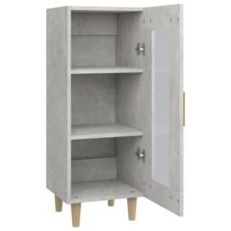 Berkfield Home Sideboard Concrete Grey 34.5x34x90 cm Engineered Wood - thumbnail 8