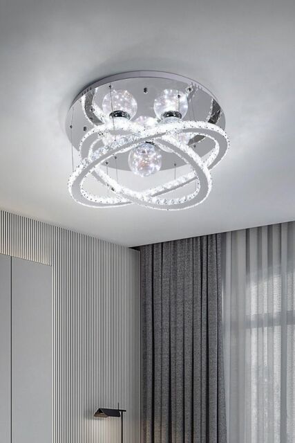 Accent Crystal Chandelier LED Pendant Light