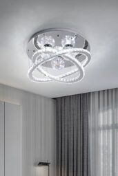 Accent Crystal Chandelier LED Pendant Light - thumbnail 1