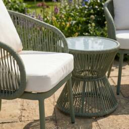 Rosewood & Stone Home Sissinghurst - 3 Piece Patio Set in Cream on Green - thumbnail 2