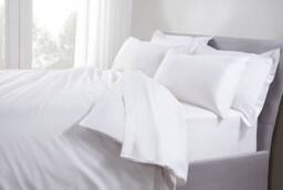 The Linen Consultancy 'TLC 5 Star Hotel Concept' 250TC Cotton Percale Duvet Cover in White - Size: Super King - thumbnail 1