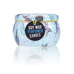 KDMD Art Tin Candle - Assorted Design - Sea life - Rasberry in Purple - thumbnail 4
