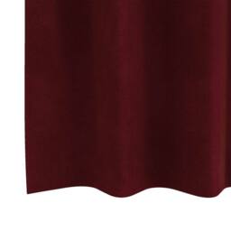 Berkfield Home Modern Blackout Curtains with Eyelets 2 pcs Wine Red Velvet in Burgundy - thumbnail 7