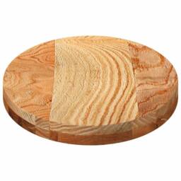 Berkfield Home Table Top Light Brown 80x40x4 cm Solid Wood Oak Oval - Size: 80 x 40 x 4 cm - thumbnail 6