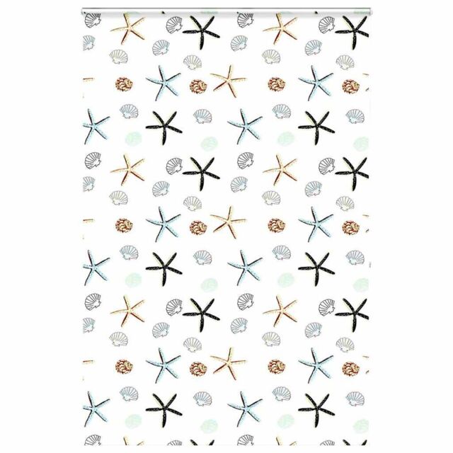 Berkfield Home Shower Roller Blind with Cassette 150x240 cm Fabric Width 146 cm in Black - image 1