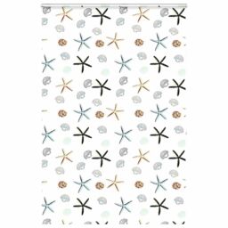 Berkfield Home Shower Roller Blind with Cassette 150x240 cm Fabric Width 146 cm in Black - thumbnail 1