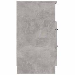 Berkfield Home Elegant Bedside Cabinets 2 pcs Concrete Grey Engineered Wood - thumbnail 5