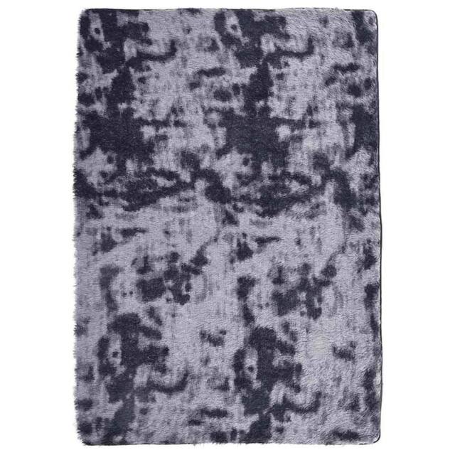 Berkfield Home Shaggy Rug High Pile NAVARRA Dark Grey 160x230 cm Polyester - Size: Medium - image 1