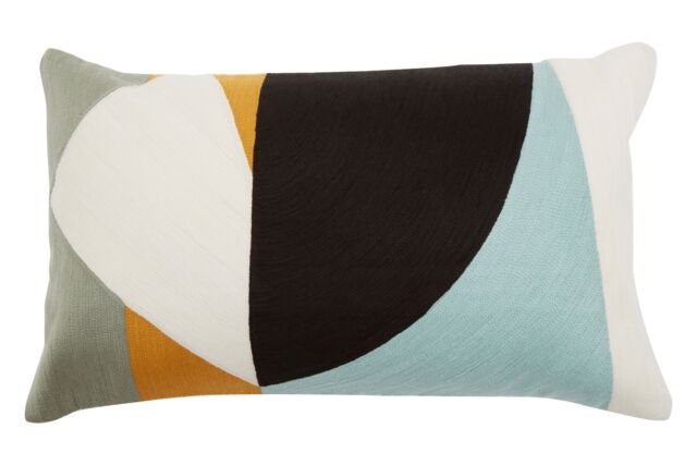 Orsina Bosie Ozella Curve Pattern Rectangular Cushion - image 1