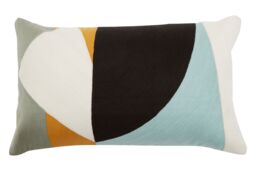 Orsina Bosie Ozella Curve Pattern Rectangular Cushion