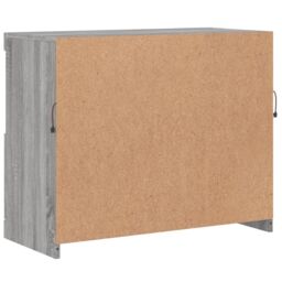 Berkfield Home Sideboard with LED Lights Grey Sonoma 81x37x67 cm - Size: 81 x 37 x 67 cm - thumbnail 9