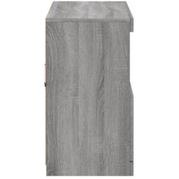 Berkfield Home Sideboard with LED Lights Grey Sonoma 81x37x67 cm - Size: 81 x 37 x 67 cm - thumbnail 8