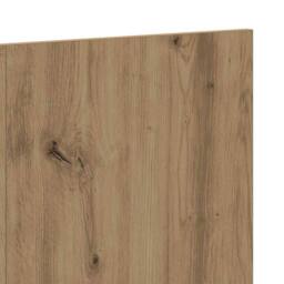 Berkfield Home Wall Headboard Artisian Oak 240x1.5x80 cm Engineered Wood in Brown - thumbnail 5