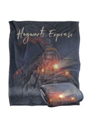 Harry Potter Blanket, 152x127 cm Hogwarts Express Silky Touch Super Soft Throw Blanket in White - thumbnail 2