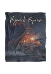 Harry Potter Blanket, 152x127 cm Hogwarts Express Silky Touch Super Soft Throw Blanket in White - thumbnail 1