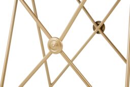 Orsina Stylish Design Gold Finish Side Tables, Versatile Side Table By Couch For Livingroom, Durable Lounge Table in Black - thumbnail 3