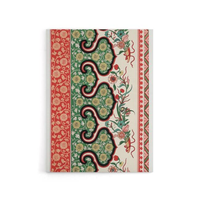 "Artery8 Owen Jones Ornamental Floral Motif Pattern Canvas Wall Art Print - Size: W12"" x H16""" - image 1