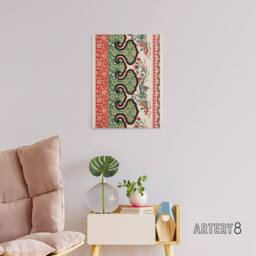 "Artery8 Owen Jones Ornamental Floral Motif Pattern Canvas Wall Art Print - Size: W12"" x H16""" - thumbnail 3