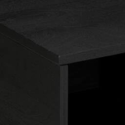 Berkfield Home Coffee Table Black 80x50x40 cm Engineered Wood - Size: 80 x 50 x 40 cm - thumbnail 7
