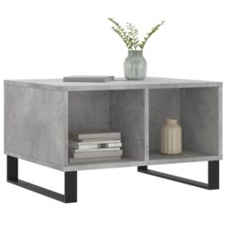 Berkfield Home Coffee Table Concrete Grey 60x50x36.5 cm Engineered Wood - thumbnail 3