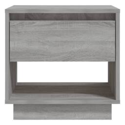 Berkfield Home Bedside Cabinets 2 pcs Grey Sonoma 45x34x44 cm Engineered Wood - Size: 45 x 34 x 44 cm - thumbnail 7