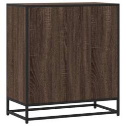 Berkfield Home Sideboard Brown Oak 68x35x76 cm Engineered Wood - Size: 68 x 35 x 76 cm - thumbnail 6