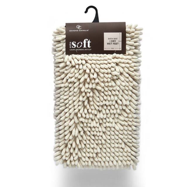 GAVENO CAVAILIA Miami Chenille Loop Bath Mat in Ivory - image 1