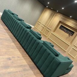 HOB Furniture Thomas Chaise Individual Cinema Seating - 12ftx5ft in Dark Green - thumbnail 3
