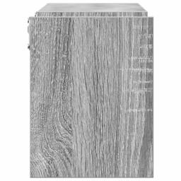 Berkfield Home Wall Shelves 2 pcs Grey Sonoma 100x15x20 cm Engineered Wood - Size: 100 x 15 x 20 cm - thumbnail 5