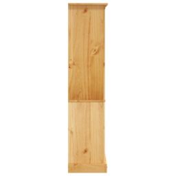 Berkfield Home 5-Tier Bookcase Mexican Pine Corona Range 81x40x170 cm in Brown - Size: 81 x 40 x 170 cm - thumbnail 4