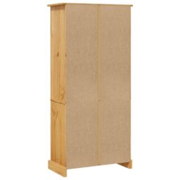 Berkfield Home 5-Tier Bookcase Mexican Pine Corona Range 81x40x170 cm in Brown - Size: 81 x 40 x 170 cm - thumbnail 5