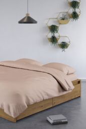 Panda London 100% Bamboo Pillowcases in Dusty Pink - thumbnail 3