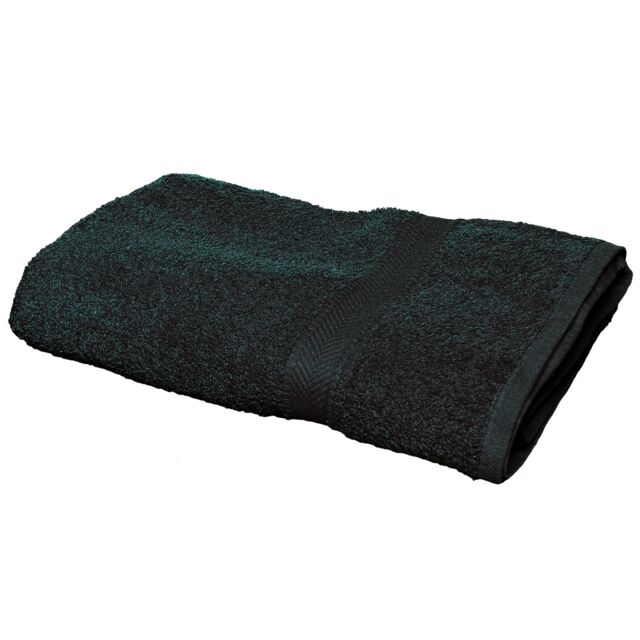 Towel City Luxury Range 550 GSM - Bath Sheet (100 X 150CM) in Black - Size: 100 X 150 cm - image 1