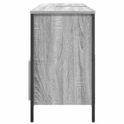 Berkfield Home Bathroom Basin Cabinet with Drawers Grey Sonoma 90x34.5x60 cm - thumbnail 7