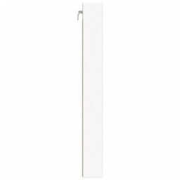 Berkfield Home Vitrine Cabinet White 100x8.5x75 cm Engineered Wood - thumbnail 5