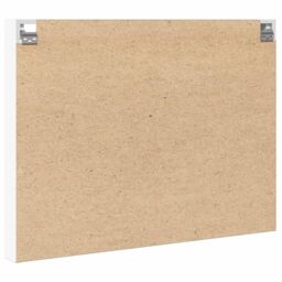 Berkfield Home Vitrine Cabinet White 100x8.5x75 cm Engineered Wood - thumbnail 6