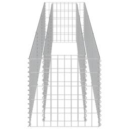 Berkfield Home Durable Gabion Raised Bed Galvanised Steel 270x50x50 cm in Silver - Size: 270 x 50 x 50 cm - thumbnail 6