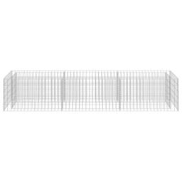 Berkfield Home Durable Gabion Raised Bed Galvanised Steel 270x50x50 cm in Silver - Size: 270 x 50 x 50 cm - thumbnail 5