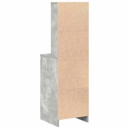 Berkfield Home Highboard Concrete Grey 40x41x135 cm Engineered Wood - Size: 40 x 41 x 135 cm - thumbnail 1