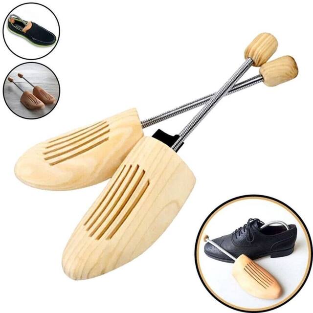 FLAVORA EU(39-41) 2Pcs Wooden Shoe Stretcher Shaper Expander in Natural - Size: 500mm - image 1