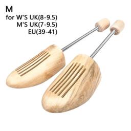 FLAVORA EU(39-41) 2Pcs Wooden Shoe Stretcher Shaper Expander in Natural - Size: 500mm - thumbnail 2