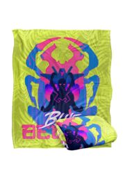 Blue Beetle (2023) Blanket, 152x127 cm Beetle Palm Silhouettes Silky Touch Super Soft Throw Blanket in White - thumbnail 2