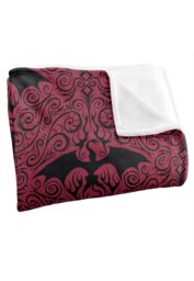 Game Of Thrones House of The Dragon Blanket, 152x127 cm Rising Dragon Silky Touch Super Soft Throw Blanket in White - thumbnail 3