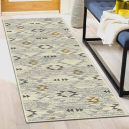 runrug Hallway Carpet Runner Rug - Soft & Comfy, 9mm -'Andes' in Beige - Size: 60 cm x 180 cm - thumbnail 2