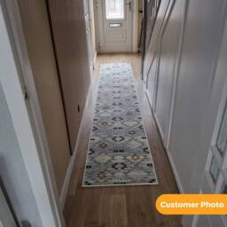 runrug Hallway Carpet Runner Rug - Soft & Comfy, 9mm -'Andes' in Beige - Size: 60 cm x 180 cm - thumbnail 5